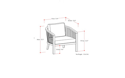 Parkside Outdoor Conversation Chair (Set of 2)