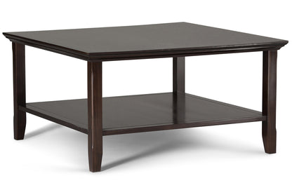 Brunette Brown | Acadian Square Coffee Table