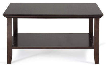 Brunette Brown | Acadian Square Coffee Table