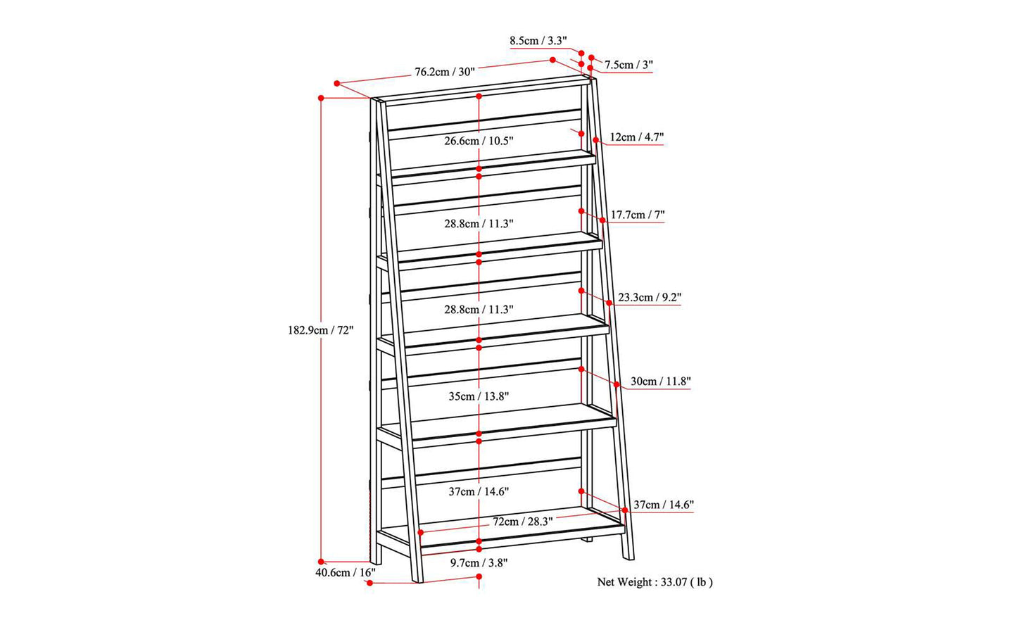 Acadian Bookcase