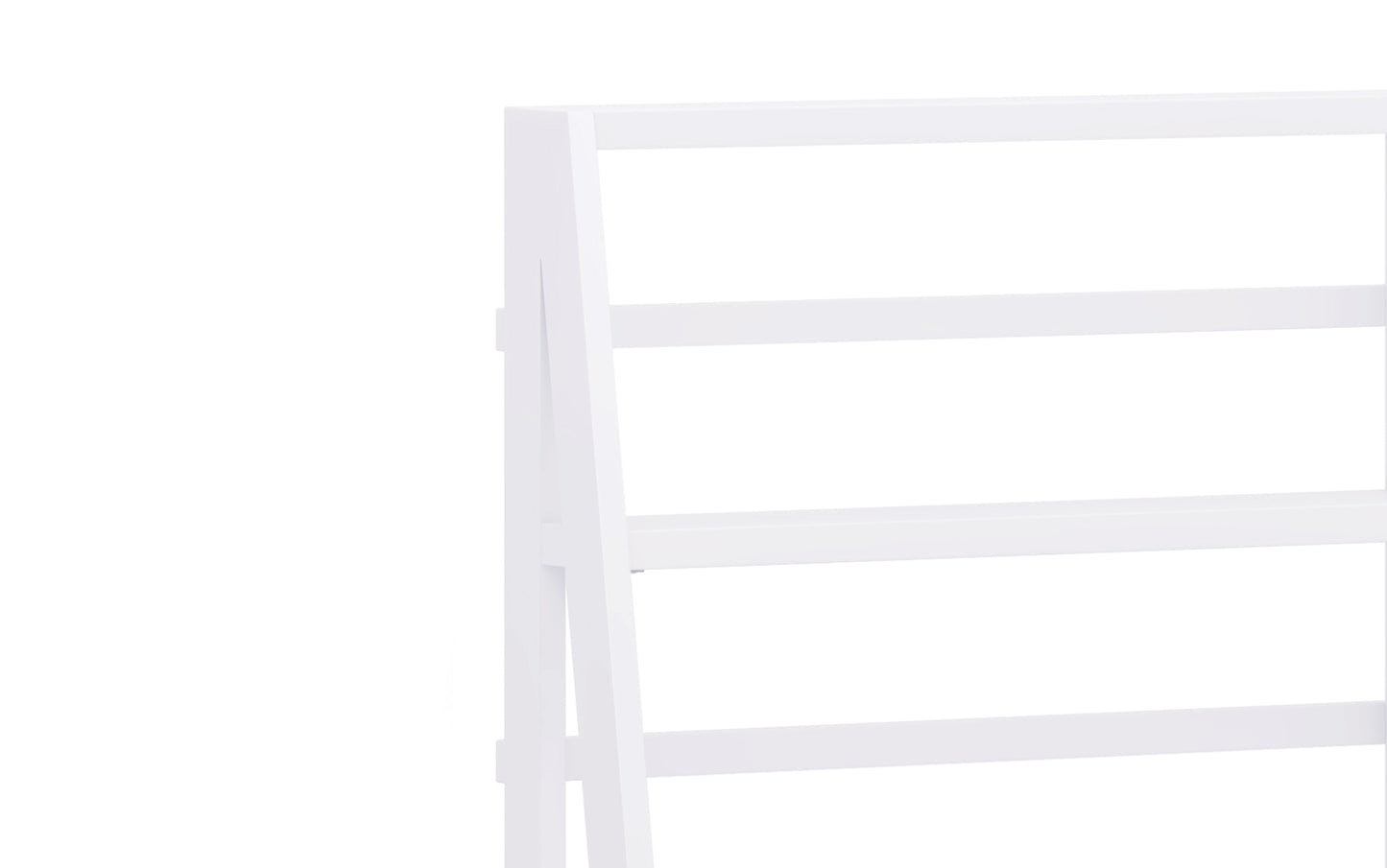 White | Acadian 72 x 30 inch Bookcase