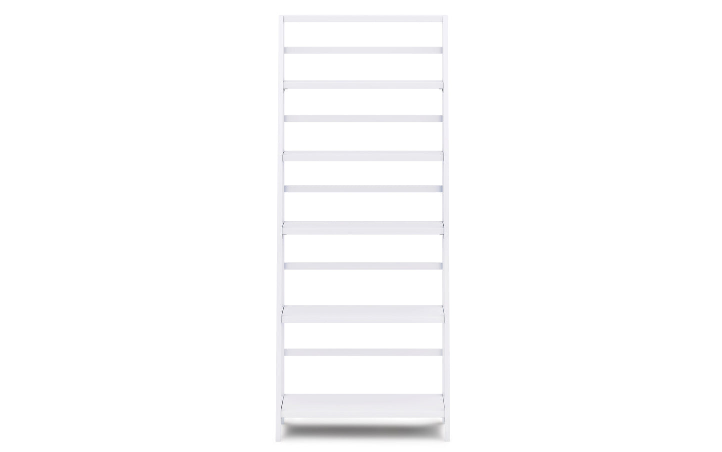 White | Acadian 72 x 30 inch Bookcase