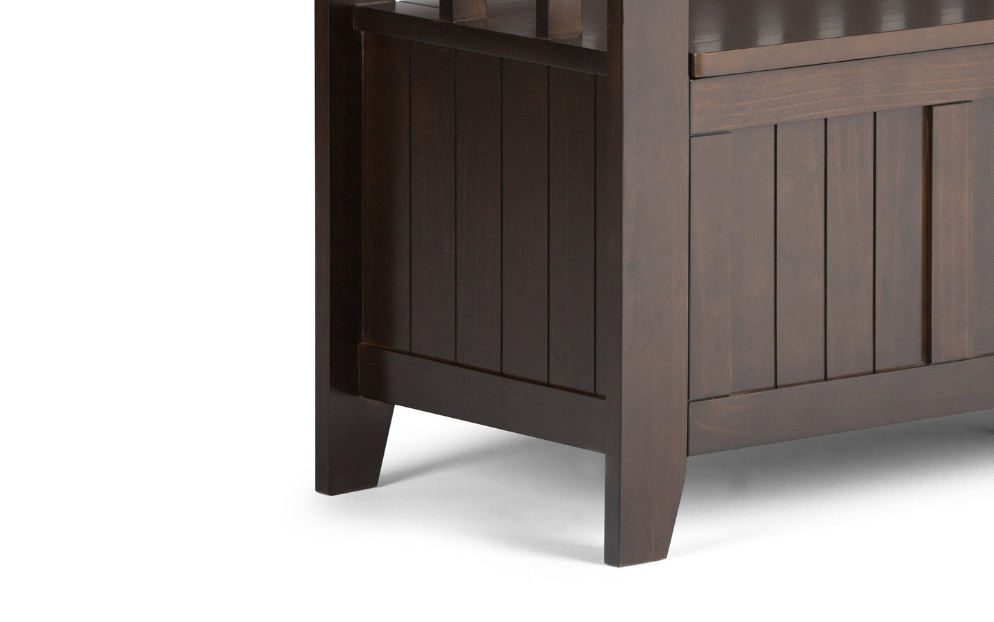 Brunette Brown | Acadian Entryway Bench