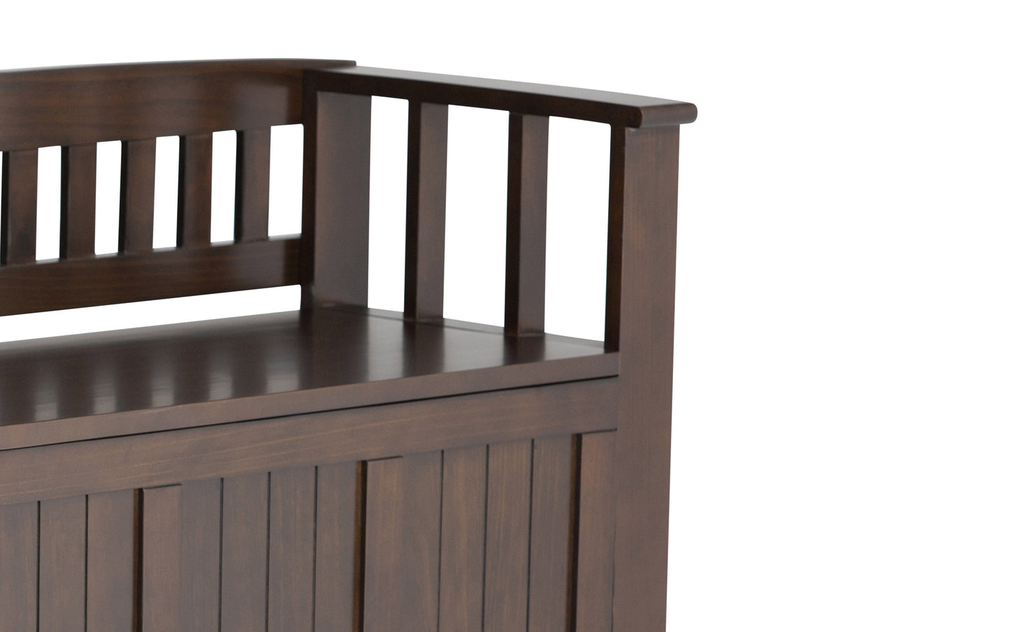 Brunette Brown | Acadian Entryway Bench