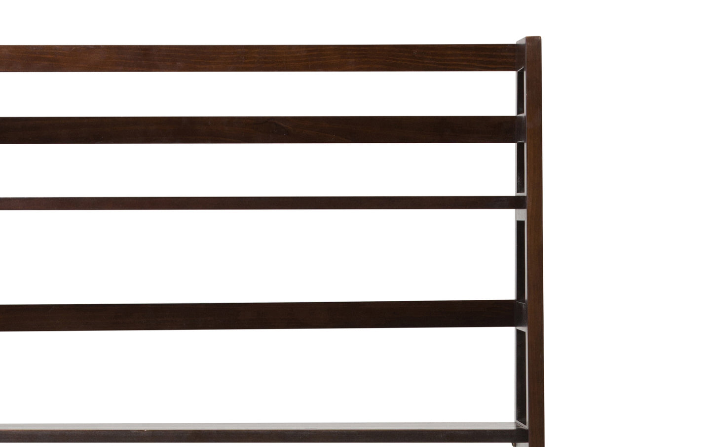 Brunette Brown | Acadian Ladder Shelf Bookcase