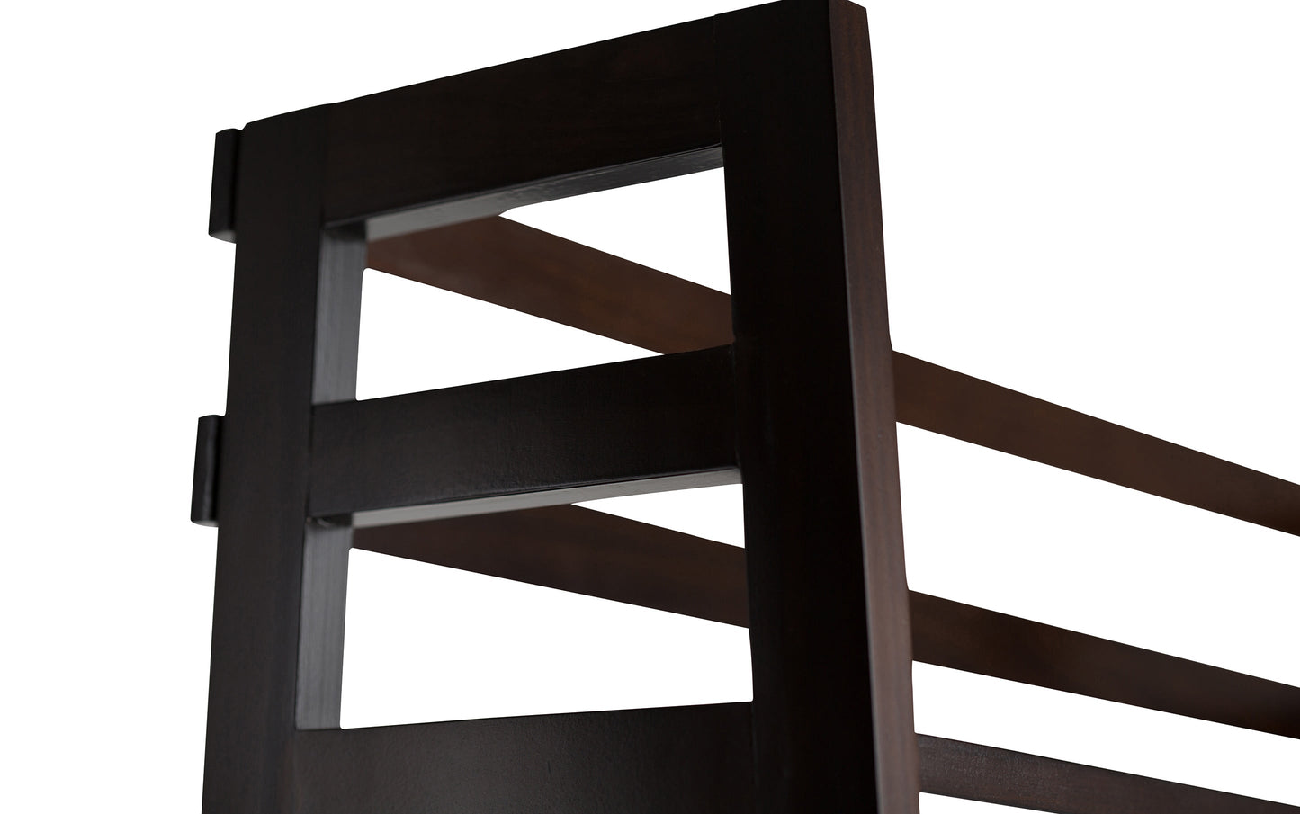 Brunette Brown | Acadian Ladder Shelf Bookcase