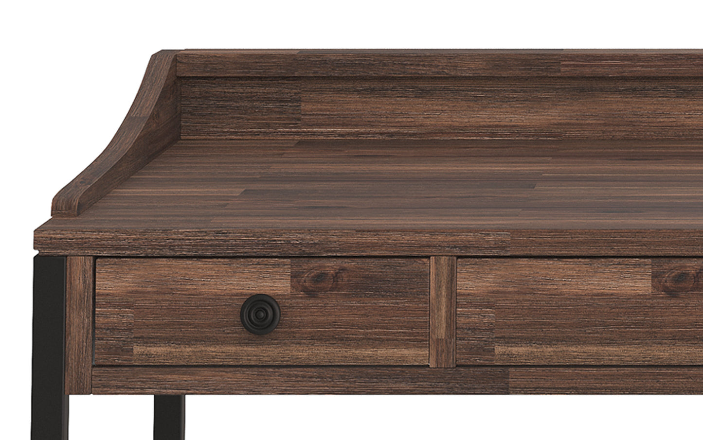 Distressed Charcoal Brown |  Ralston Small Desk