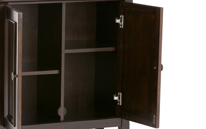 Hickory Brown | Amherst Low Storage Cabinet