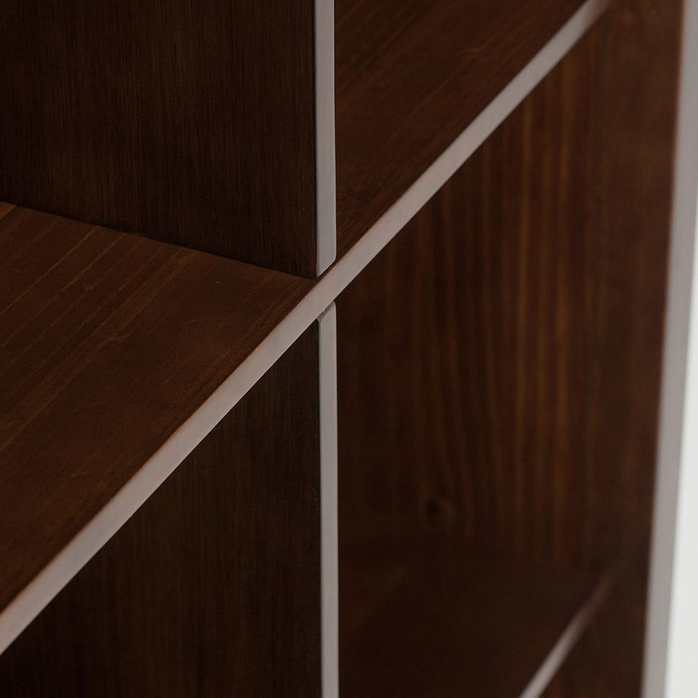 Russet Brown | Artisan Nine Cube Bookcase & Storage