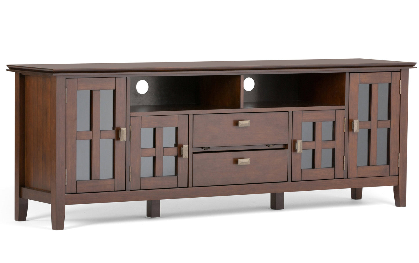 Russet Brown | Artisan 72 inch Tall TV Stand