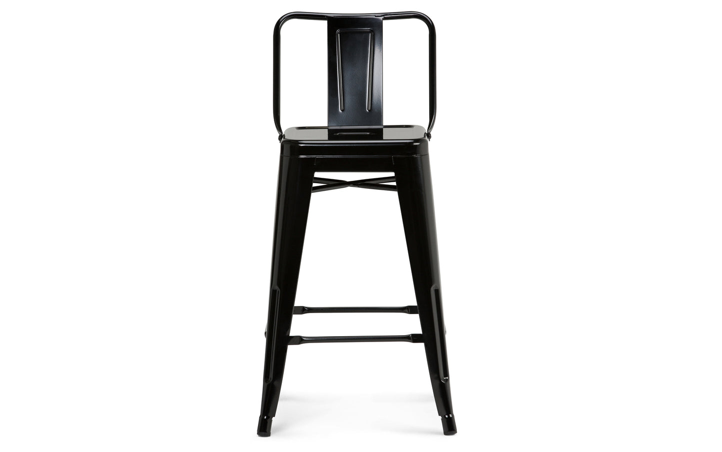 Black | Rayne 24 inch Metal Counter Height Stool