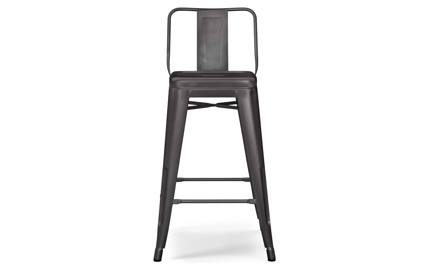 Gunmetal Grey | Rayne 24 inch Metal Counter Height Stool