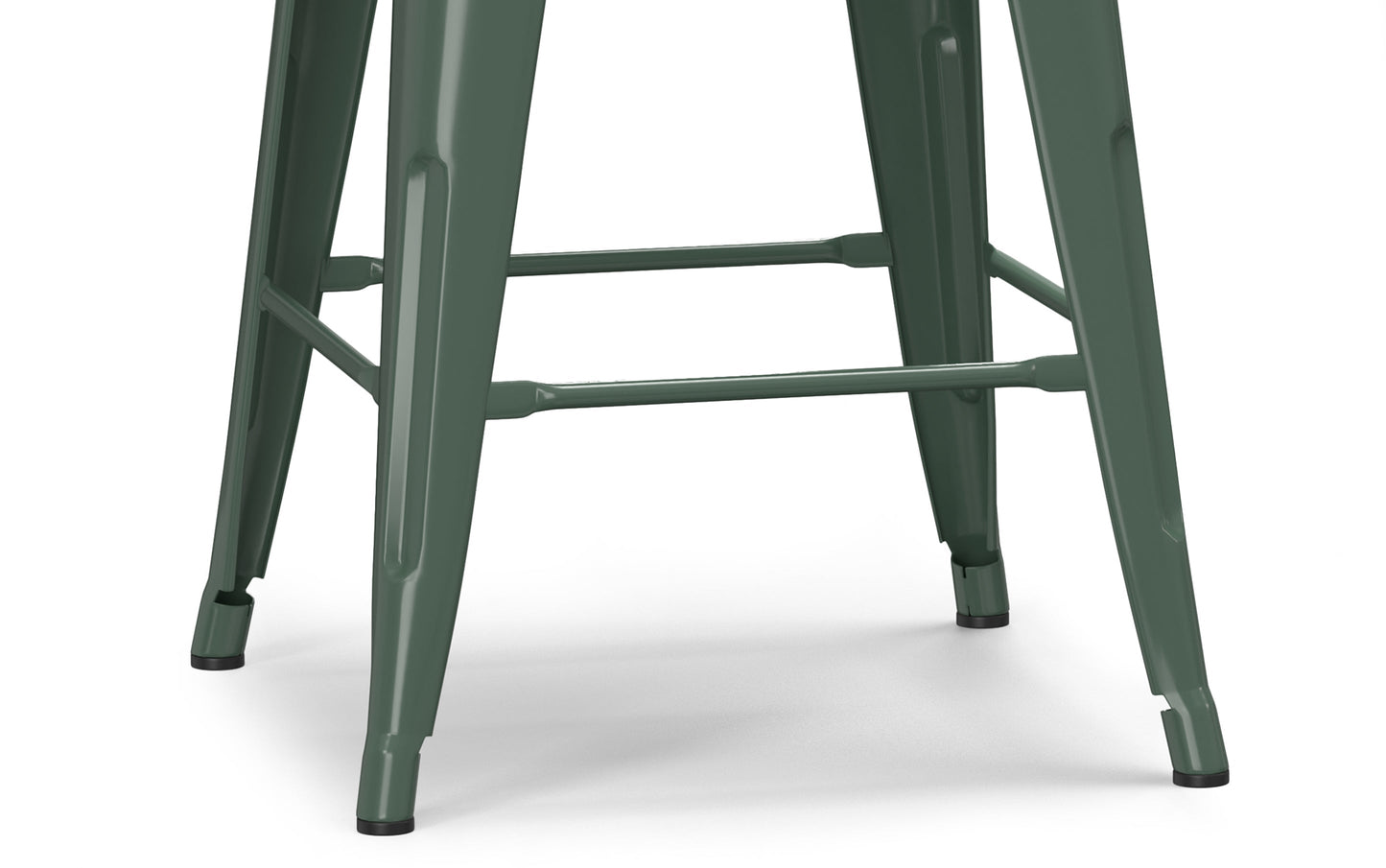 Deep Sage Green | Rayne 24 inch Metal Counter Height Stool