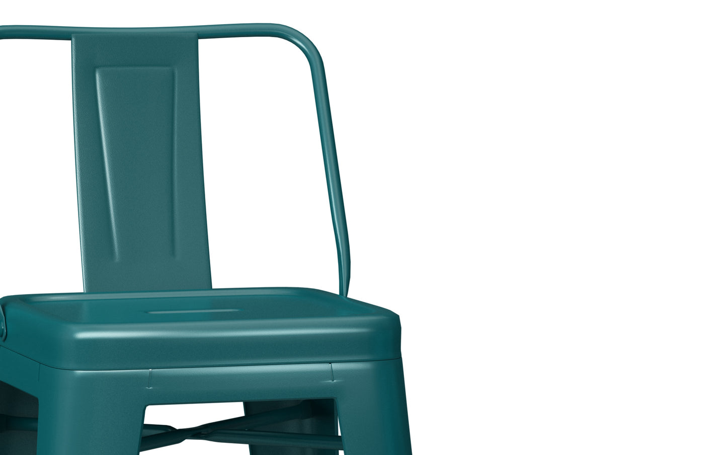 Teal Blue | Rayne 24 inch Metal Counter Height Stool