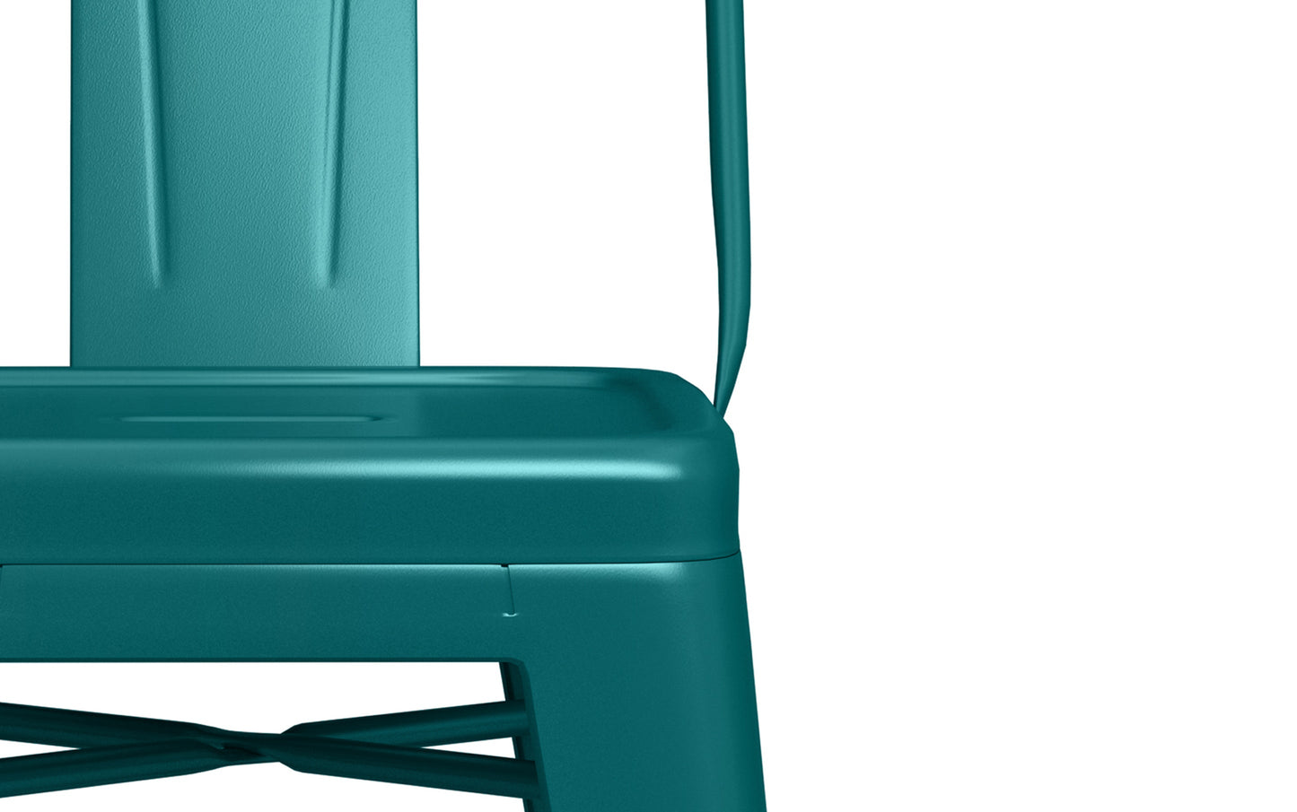 Teal Blue | Rayne 24 inch Metal Counter Height Stool