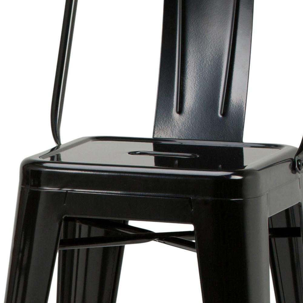 Black 24 inch | Rayne 24 inch Metal Counter Height Stool (Set of 4)