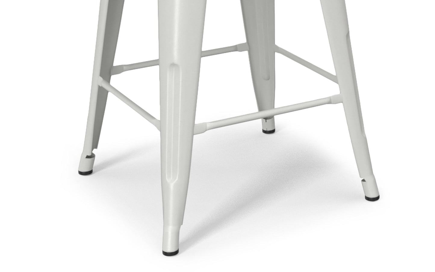 White 24 inch | Rayne 24 inch Metal  Wood Counter Height Stool (Set of 2)