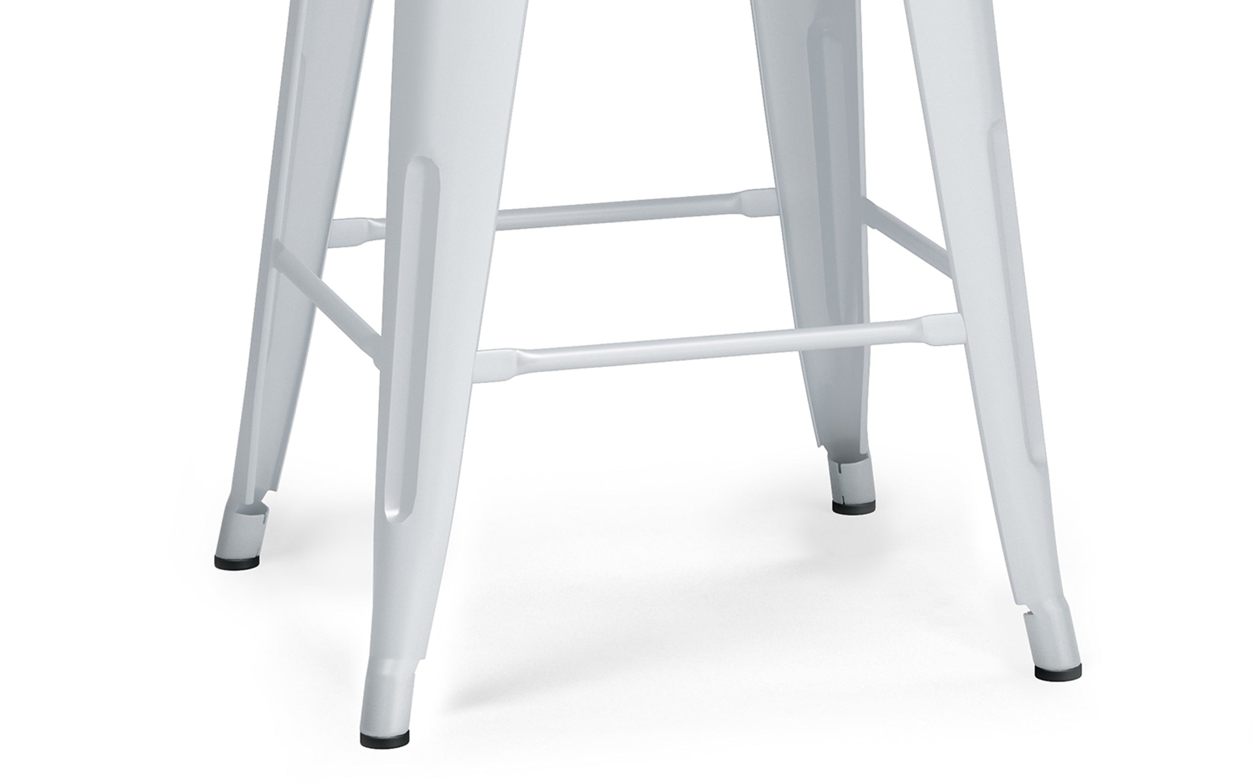 White 24 inch | Rayne 24 inch Metal Wood Counter Height Stool (Set of 4)