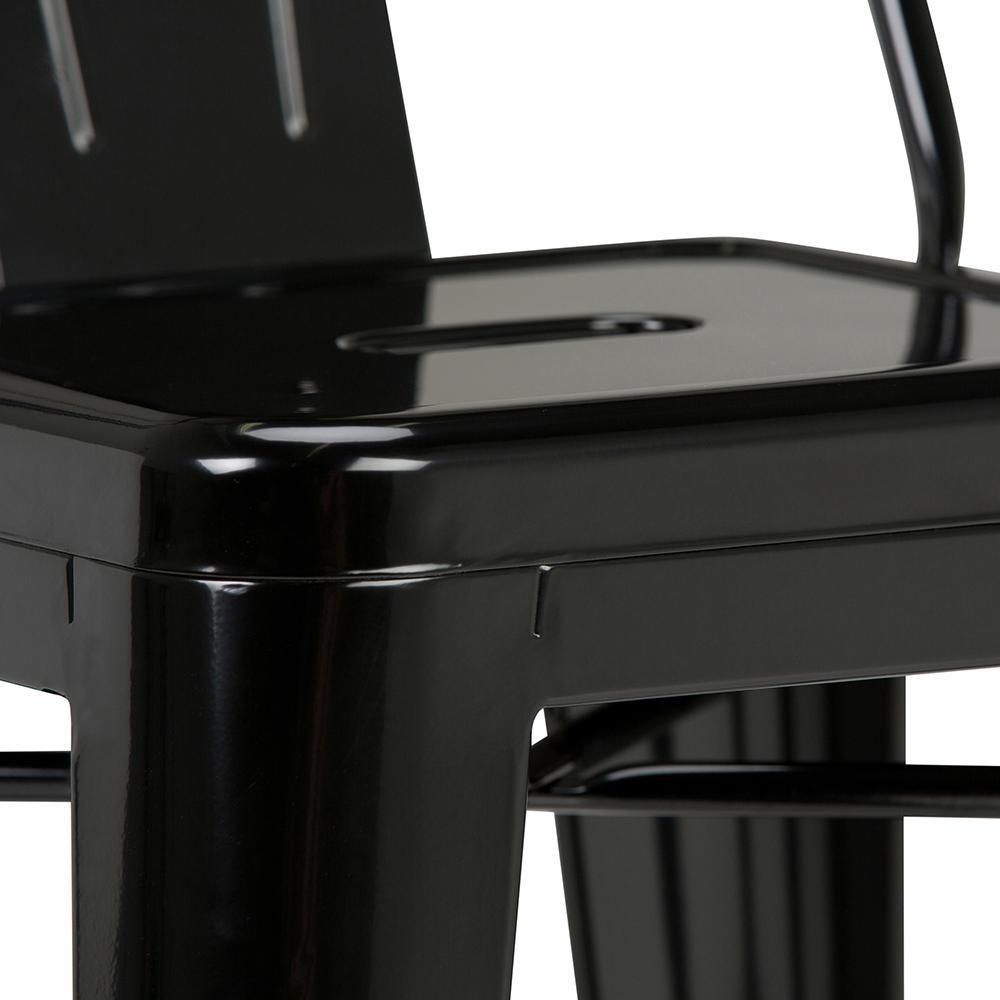 Black | Rayne 30 inch Metal Bar Stool