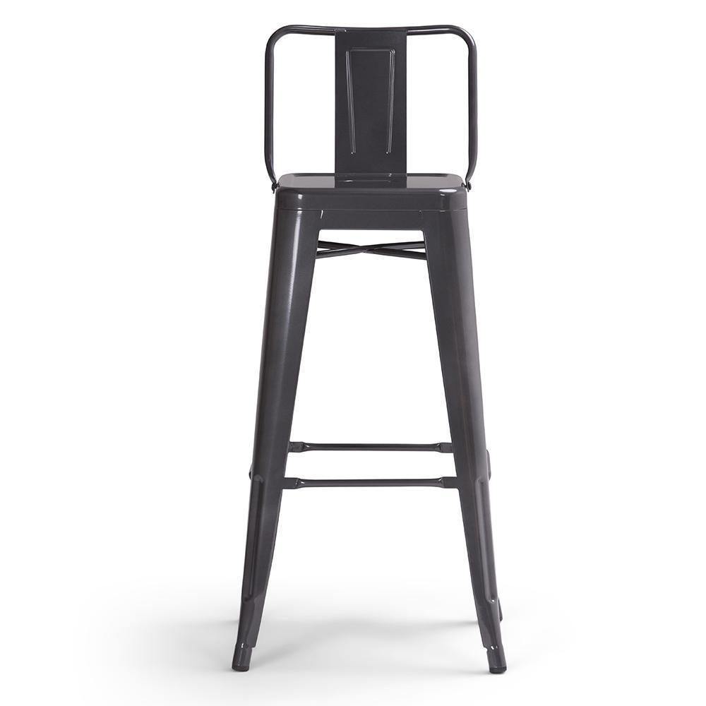 Grey | Rayne 30 inch Metal Bar Stool