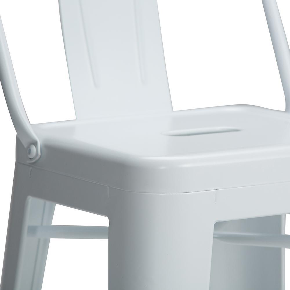 White | Rayne 30 inch Metal Bar Stool