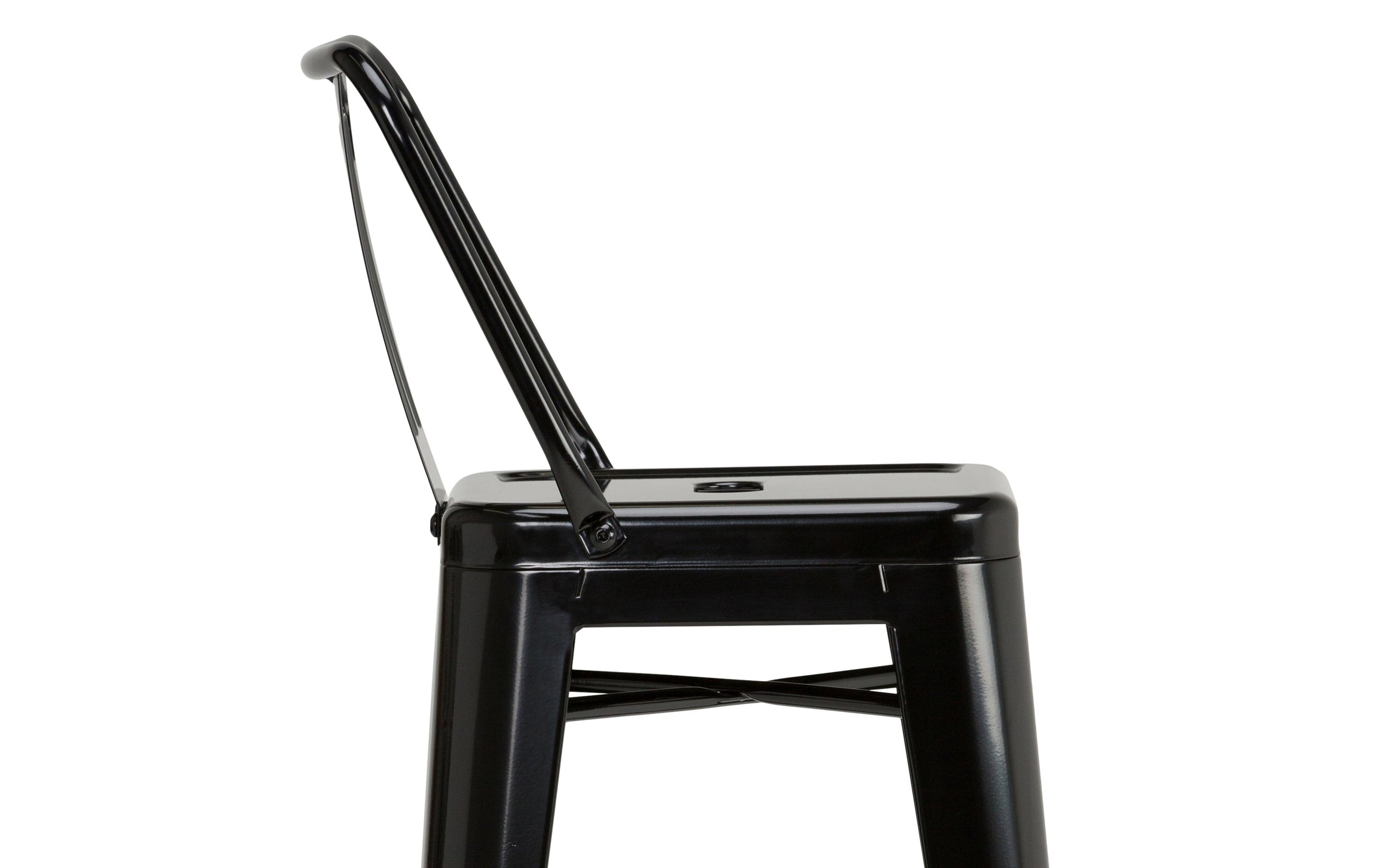 Black 30 Inch | Rayne 30 inch Metal Bar Stool (Set of 4)