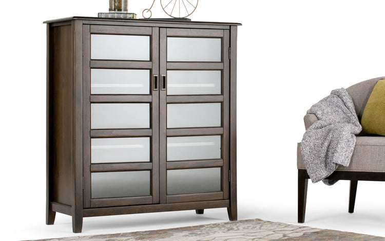 Mahogany Brown | Burlington Medium Storage Cabinet