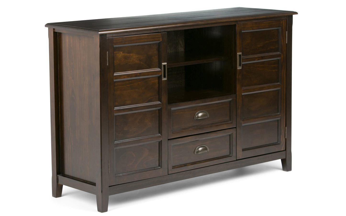 Mahogany Brown | Burlington Tall TV Stand