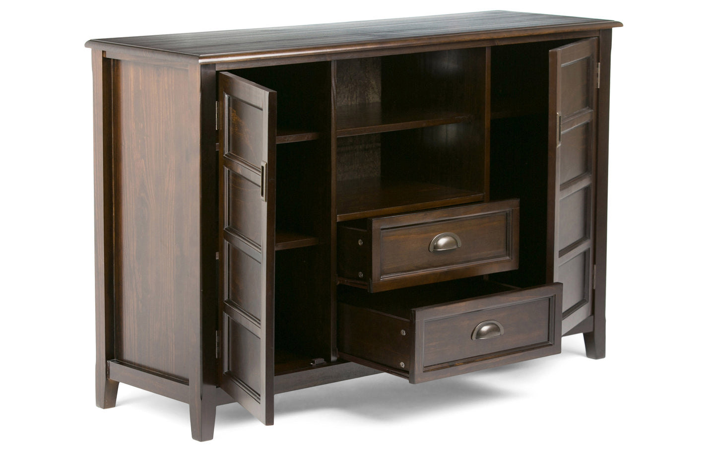 Mahogany Brown | Burlington Tall TV Stand