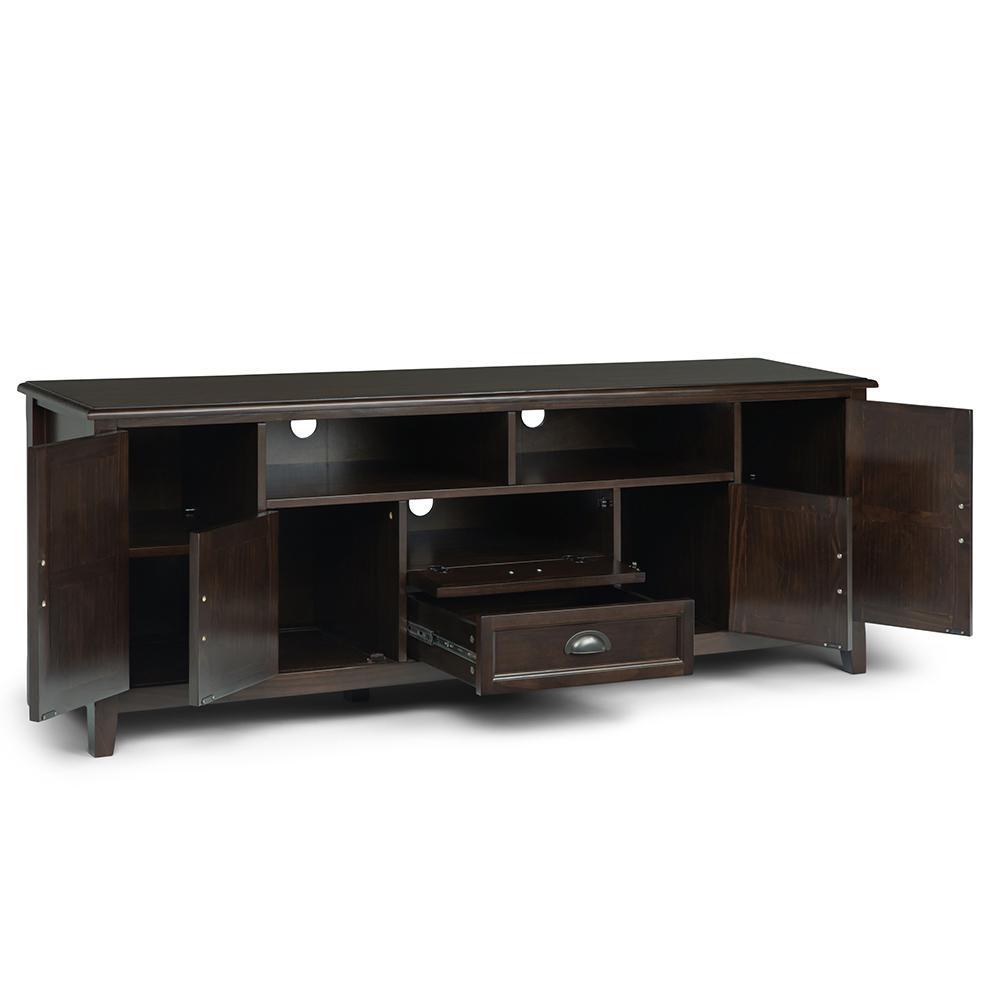 Mahogany Brown | Burlington 72 inch TV Media Stand