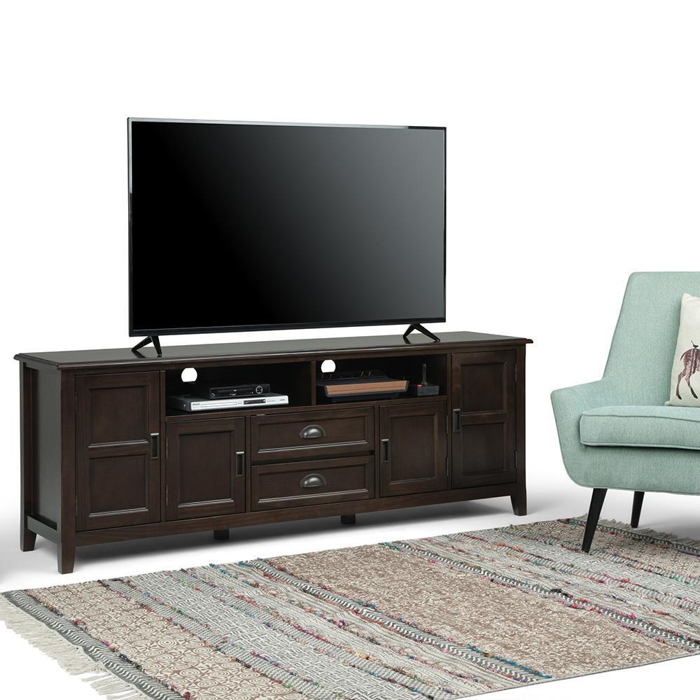 Mahogany Brown | Burlington 72 inch TV Media Stand