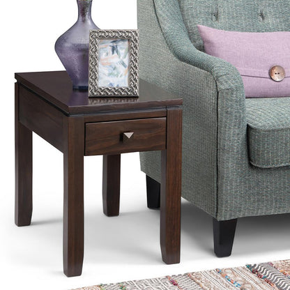 Mahogany Brown | Cosmopolitan Narrow Side Table