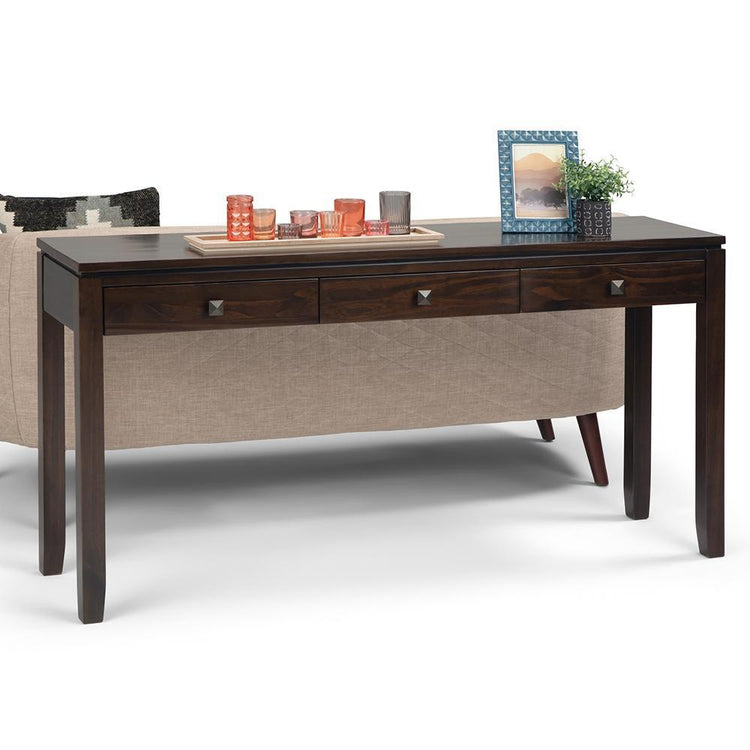 Mahogany Brown | Cosmopolitan Wide Console Sofa Table