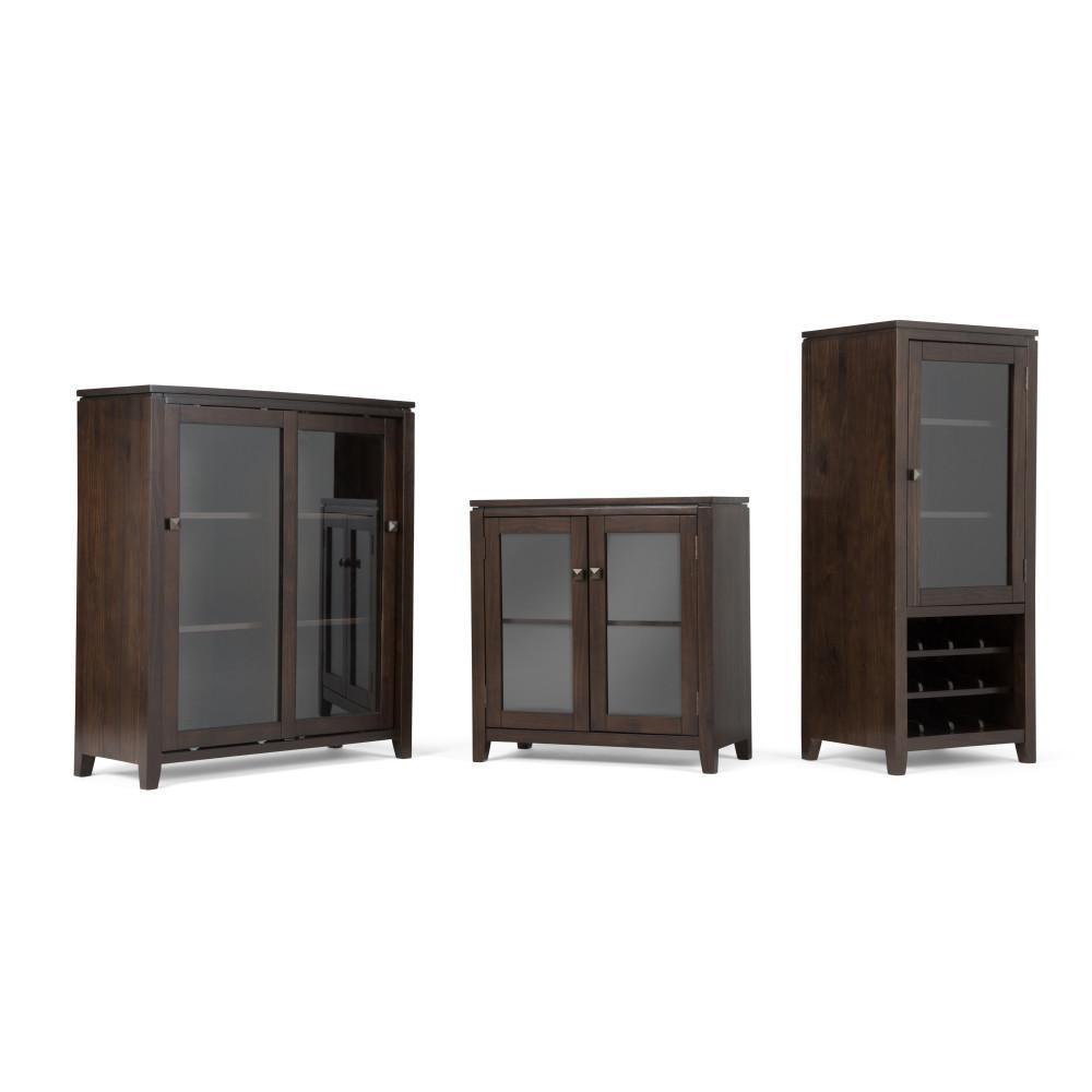 Mahogany Brown | Cosmopolitan Medium Storage Cabinet