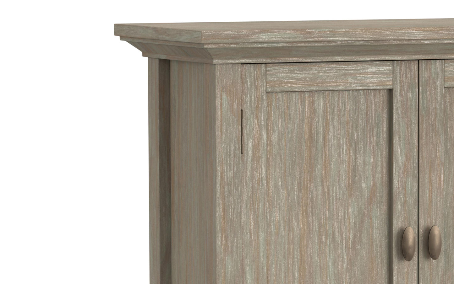 Distressed Grey | Redmond 32 inch Low Storage Cabinet