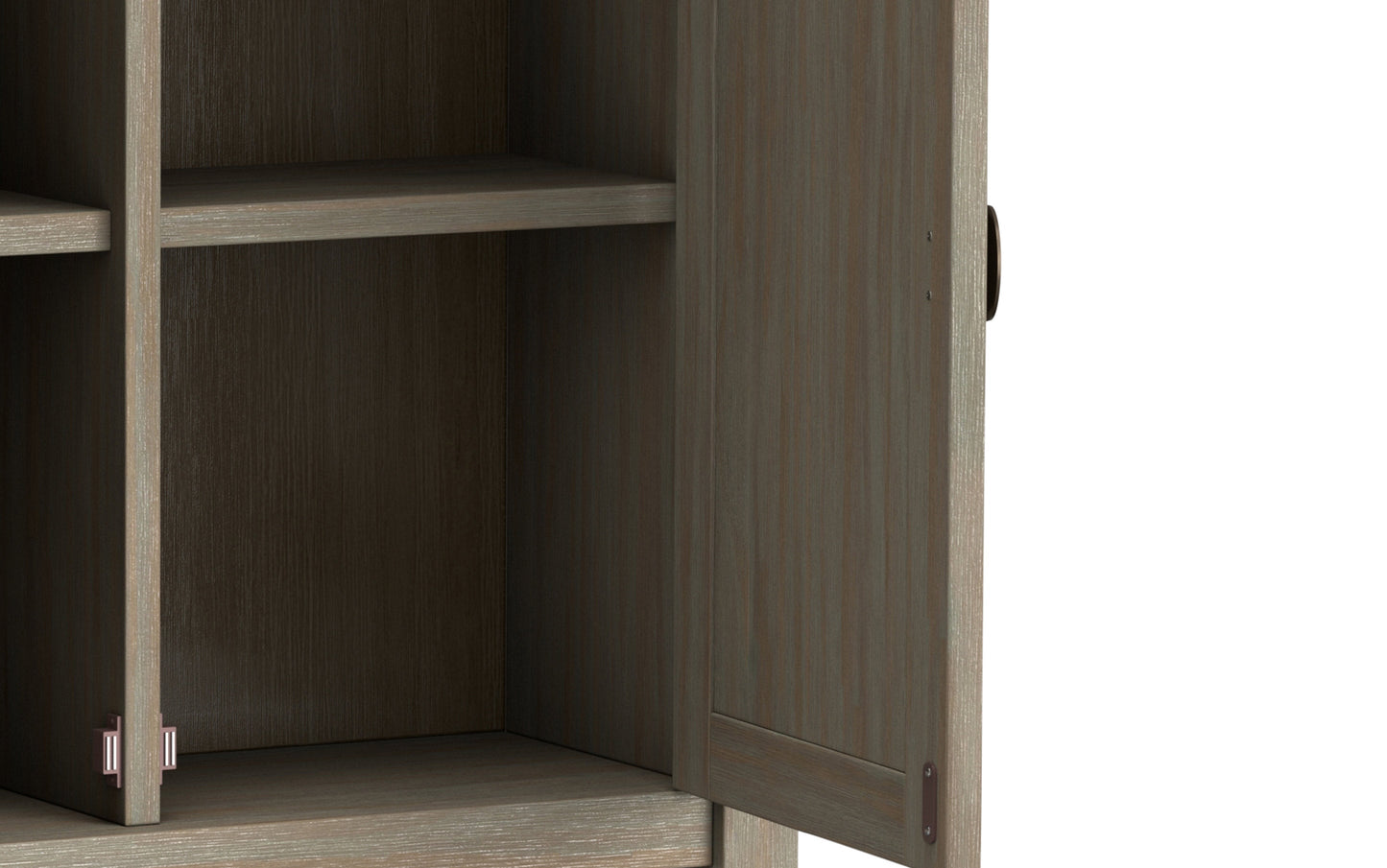 Distressed Grey | Redmond 32 inch Low Storage Cabinet