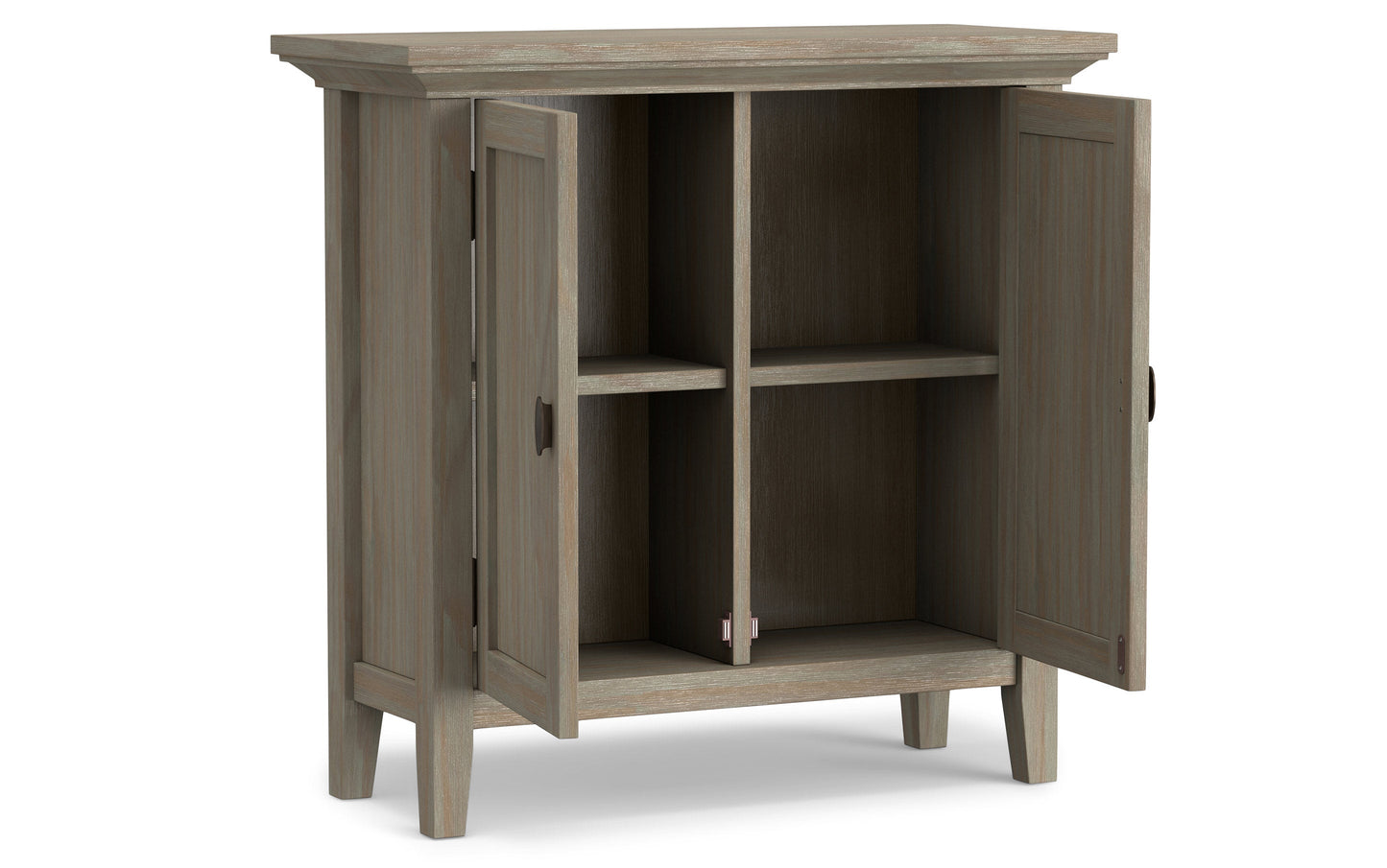 Distressed Grey | Redmond 32 inch Low Storage Cabinet