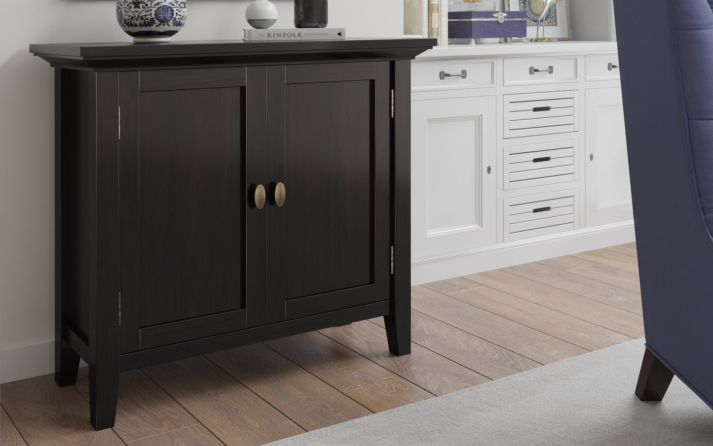 Hickory Brown | Redmond 32 inch Low Storage Cabinet