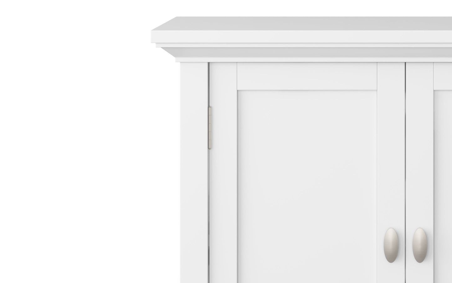 White | Redmond 32 inch Low Storage Cabinet