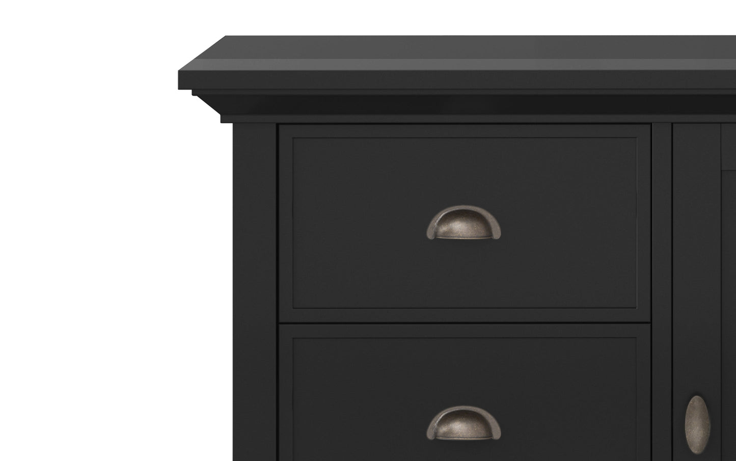 Black | Redmond 39 inch Medium Storage Cabinet