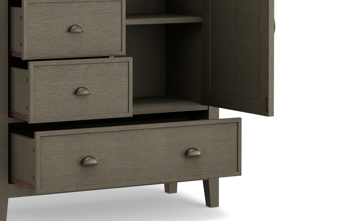 Farmhouse Grey | Redmond 39 inch Medium Storage Cabinet