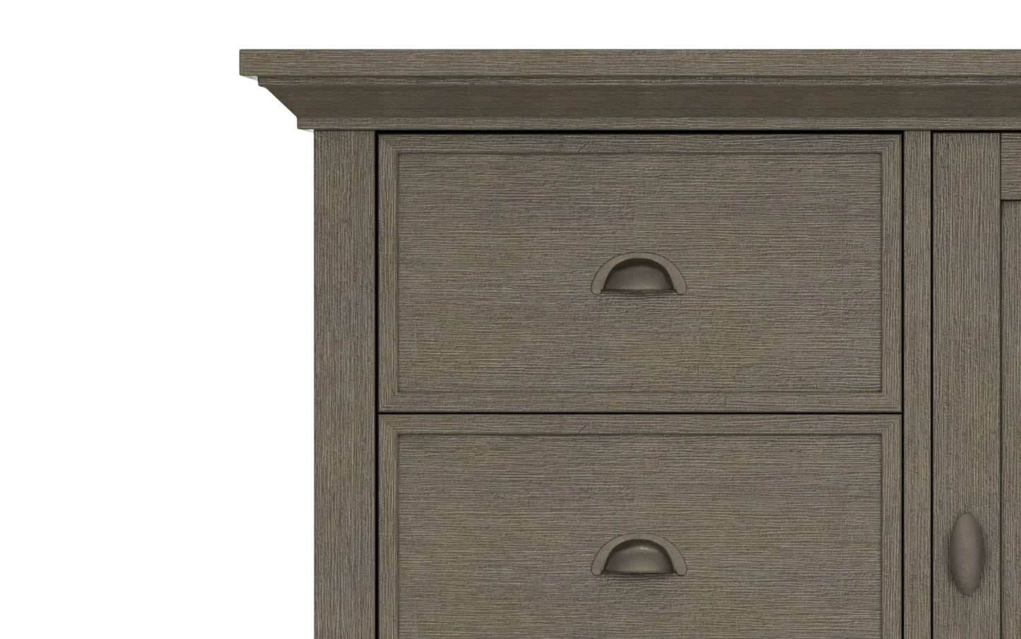 Farmhouse Grey | Redmond 39 inch Medium Storage Cabinet