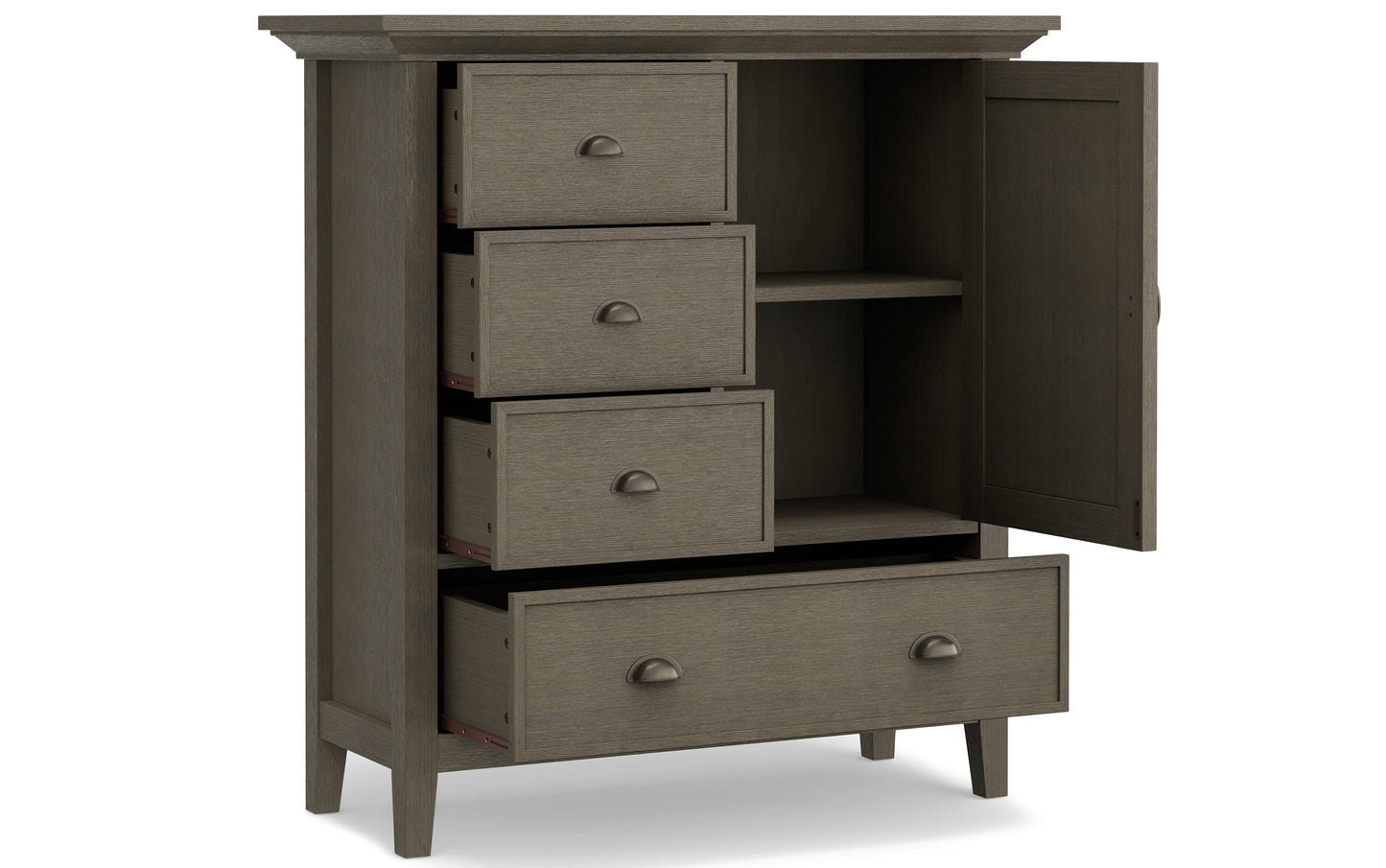 Farmhouse Grey | Redmond 39 inch Medium Storage Cabinet