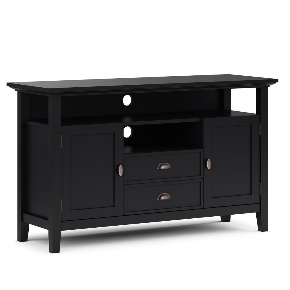 Black | Redmond 54 inch Tall TV Media Stand