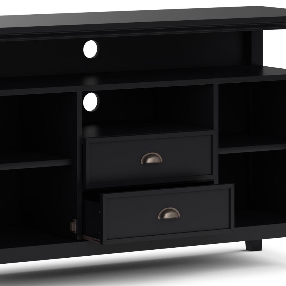 Black | Redmond 54 inch Tall TV Media Stand