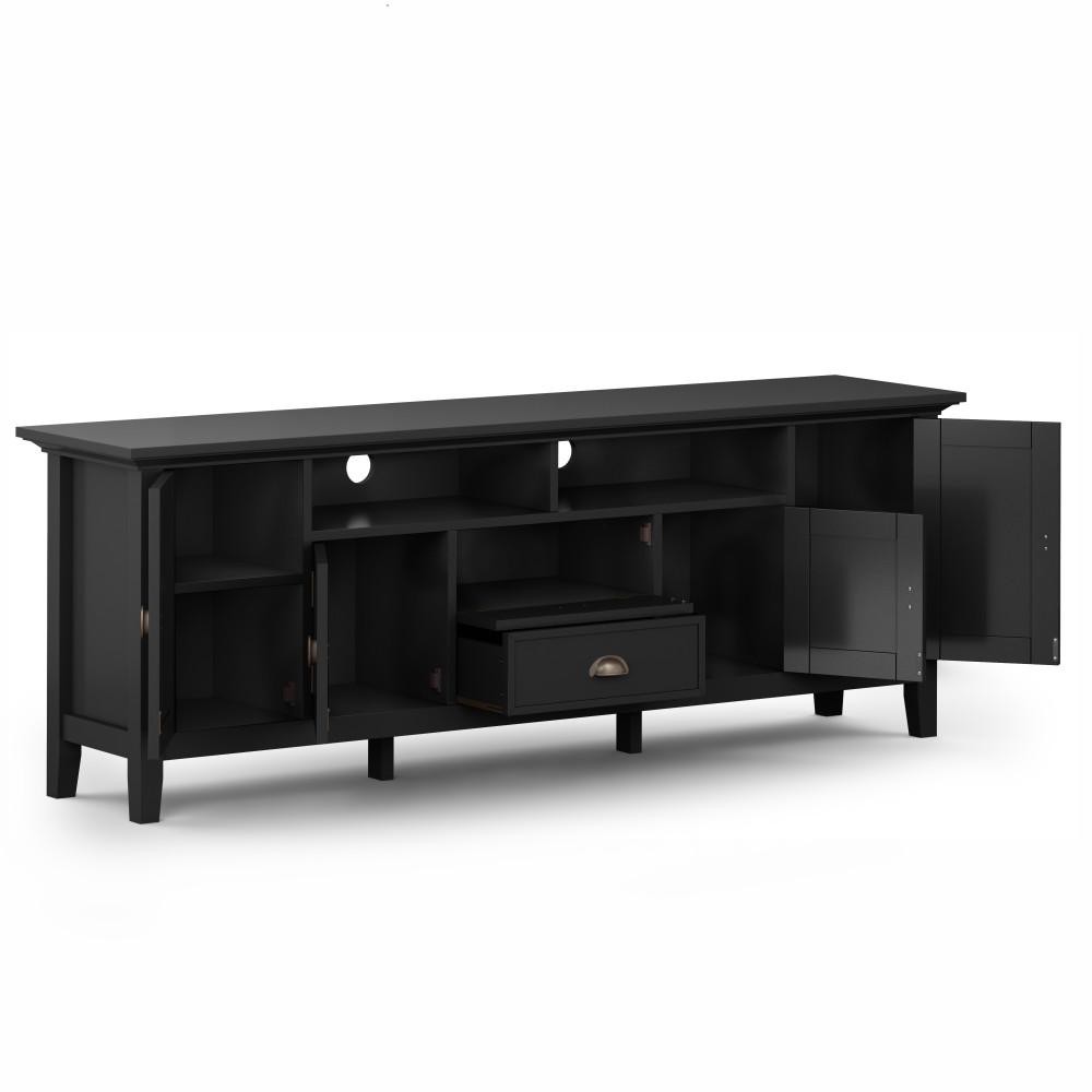 Black | Redmond 72 inch TV Media Stand