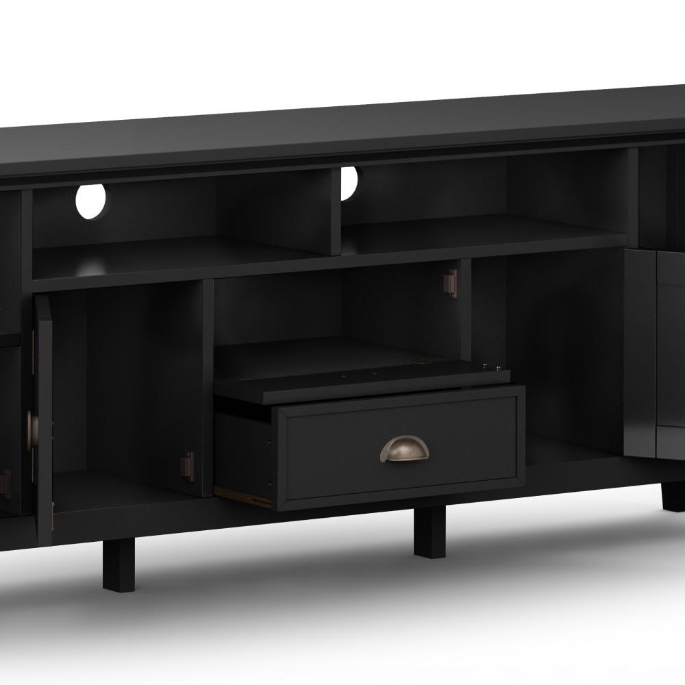 Black | Redmond 72 inch TV Media Stand