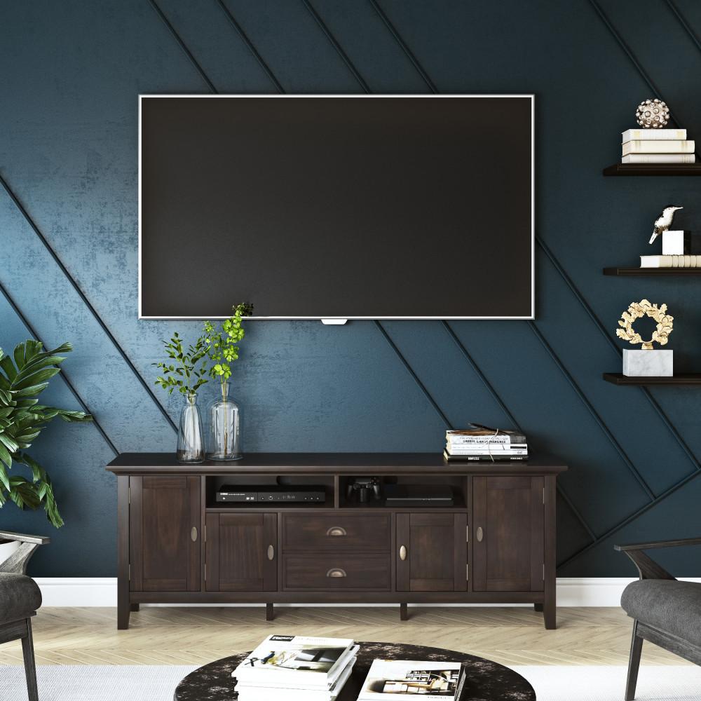 Brunette Brown | Redmond 72 inch TV Media Stand