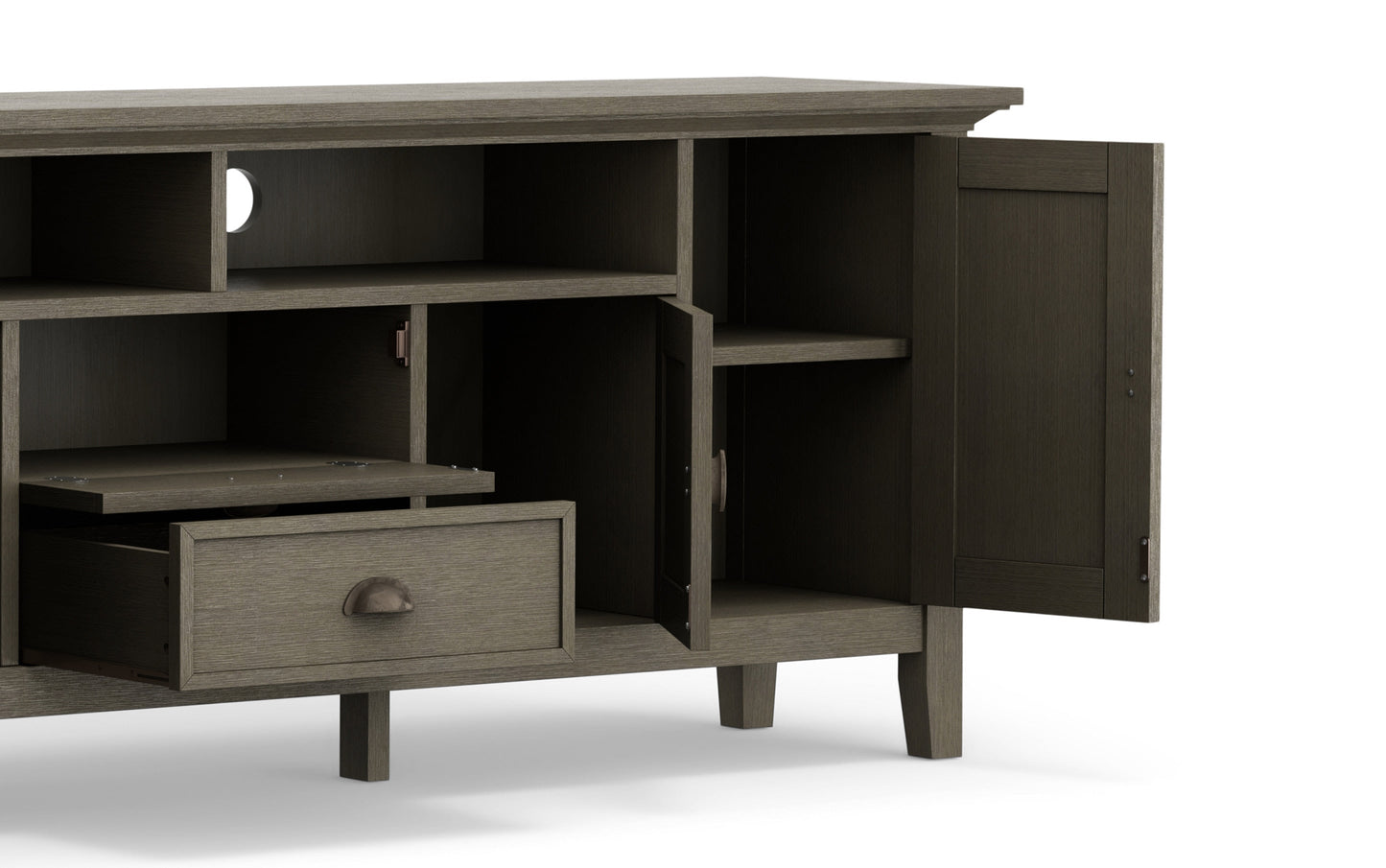 Farmhouse Grey | Redmond 72 inch TV Media Stand