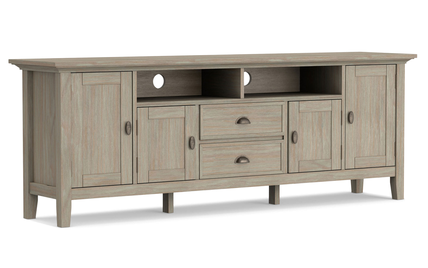 Distressed Grey | Redmond 72 inch TV Media Stand